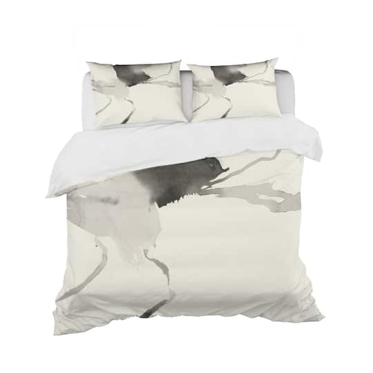 Designart 'minimal geometric Gesture I' Geometric Bedding Set